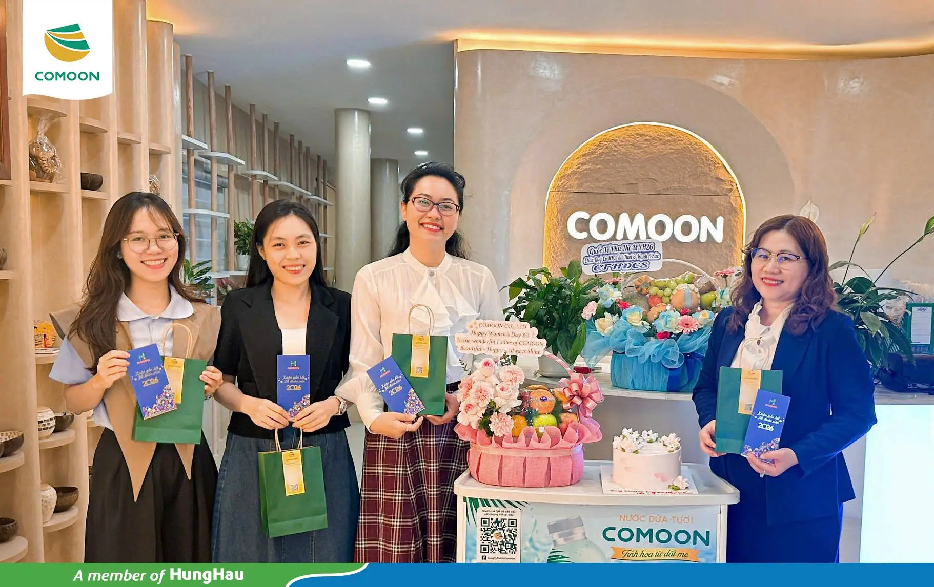 A WARM AND SWEET INTERNATIONAL WOMEN’S DAY CELEBRATION AT COMOON OFFICE