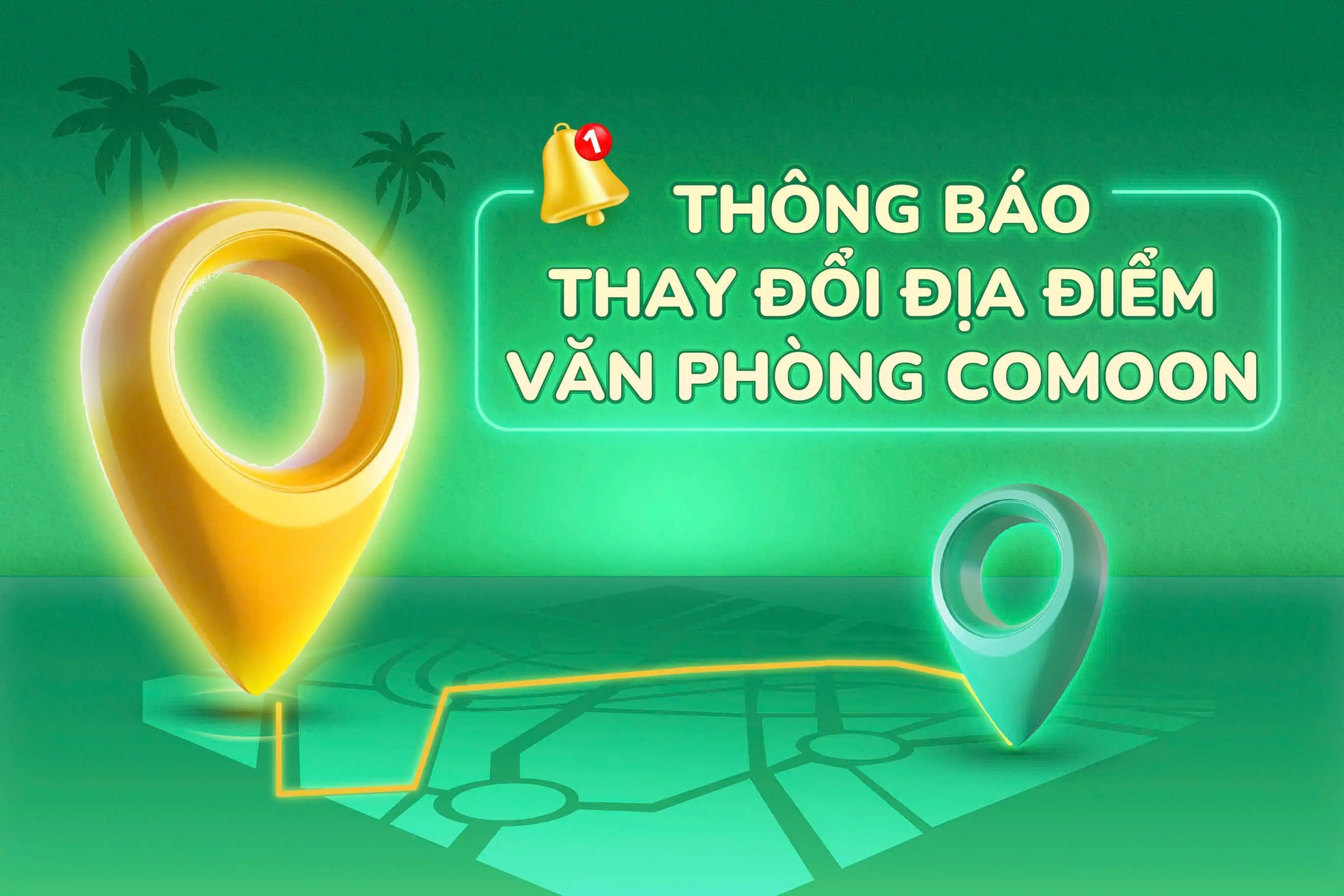 THÔNG BÁO THAY ĐỔI ĐỊA ĐIỂM VĂN PHÒNG COMOON