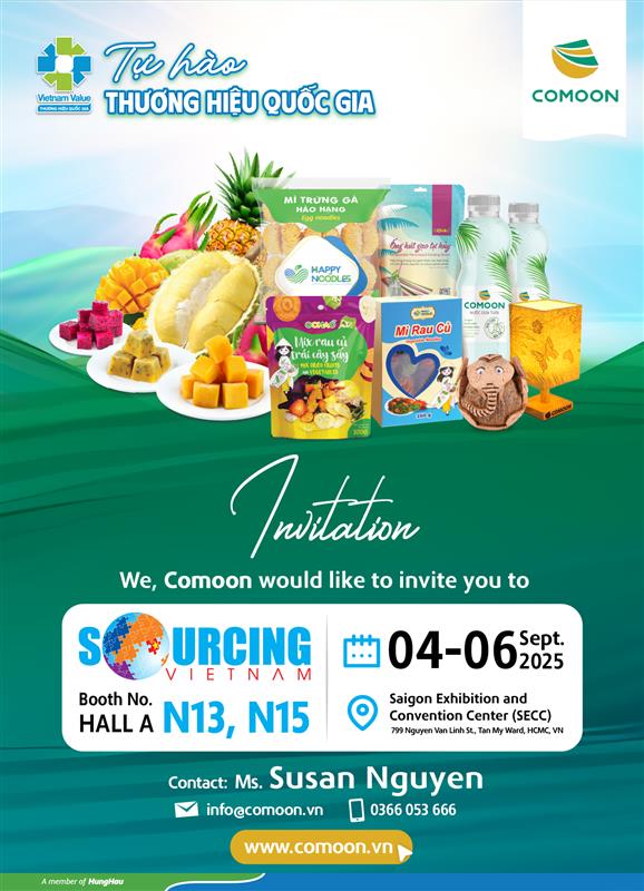 COMOON thân mời quý khách đến thăm gian hàng tại Viet Nam International Sourcing 2025