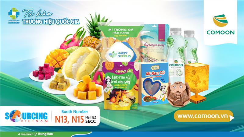 COMOON ĐỒNG HÀNH CÙNG HUNGHAU FOODS TẠI VIET NAM INTERNATIONAL SOURCING 2025