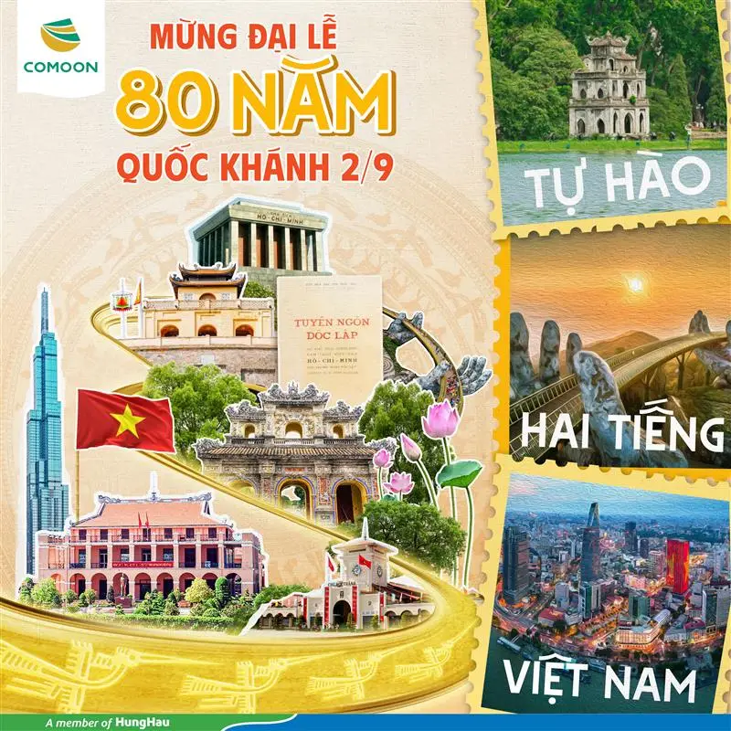 COMOON CHÀO MỪNG NGÀY LỄ QUỐC KHÁNH 2/9: VẸN TRÒN HAI TIẾNG VIỆT NAM