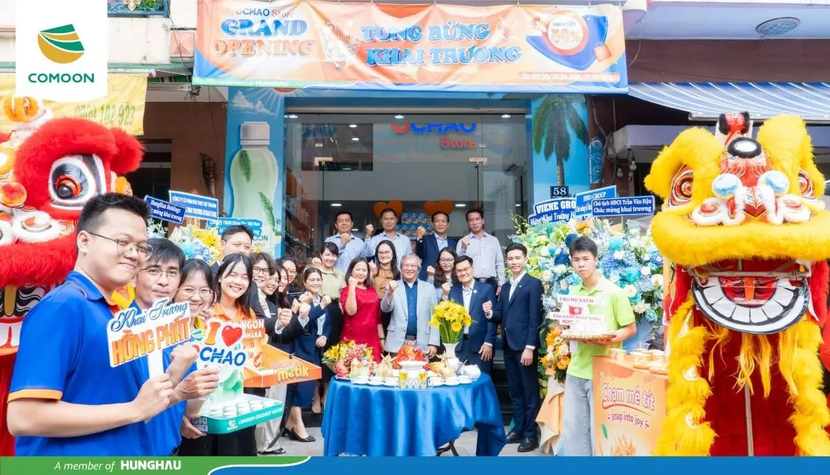 COMOON CHÍNH THỨC CÓ MẶT TẠI OCHAO H+ STORE, MANG HƯƠNG VỊ DỪA BẾN TRE ĐẾN GẦN HƠN VỚI NGƯỜI TIÊU DÙNG