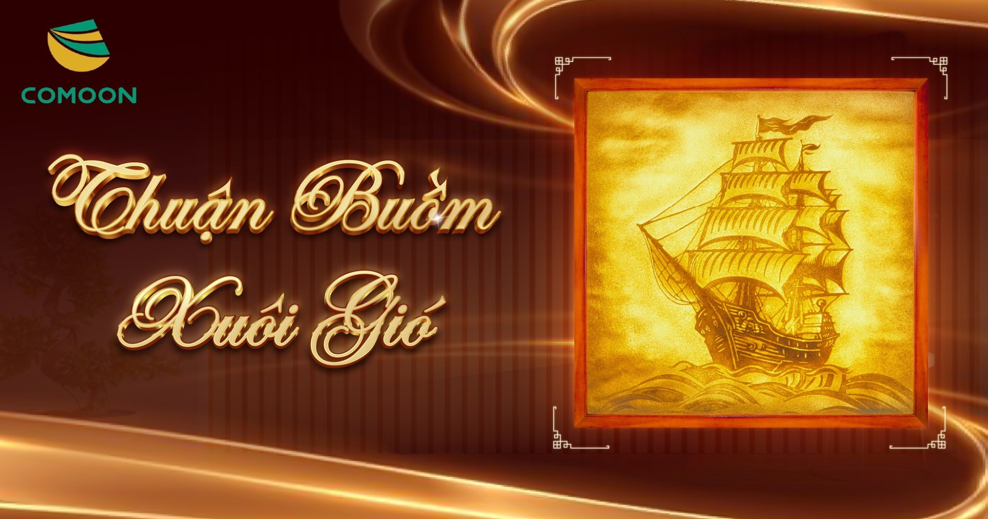 HANH THÔNG NHƯ SỞ NGUYỆN QUA TRANH GIẤY DỪA "THUẬN BUỒM XUÔI GIÓ"