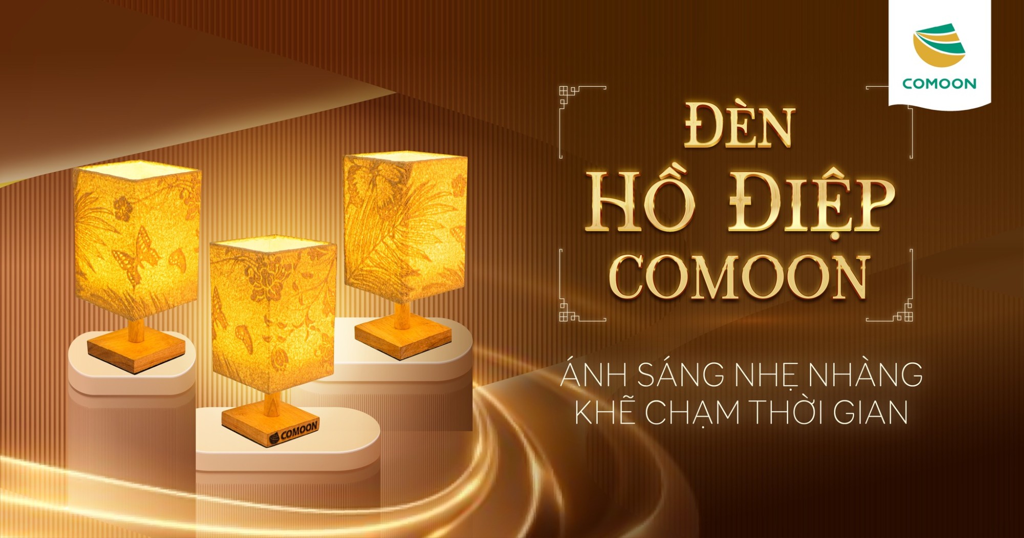 ĐÈN HỒ ĐIỆP COMOON - ÁNH SÁNG NHẸ NHÀNG, KHẼ CHẠM THỜI GIAN
