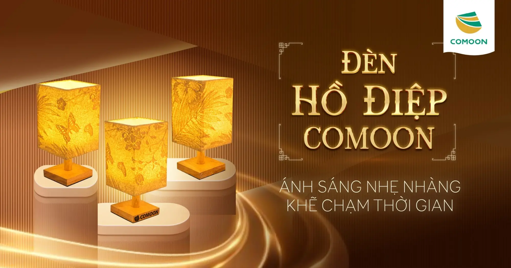 ĐÈN HỒ ĐIỆP COMOON - ÁNH SÁNG NHẸ NHÀNG, KHẼ CHẠM THỜI GIAN