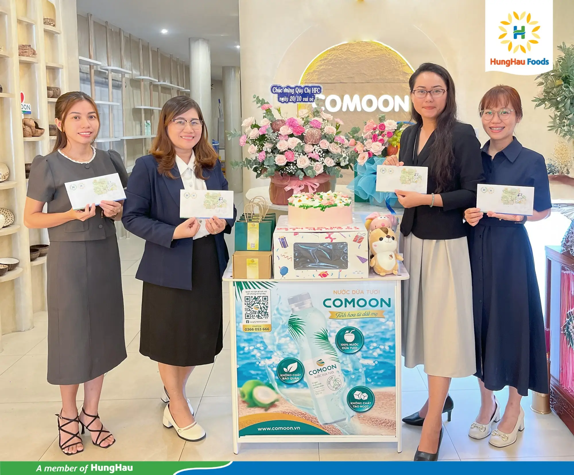 COMOON CÙNG CÁC ĐƠN VỊ THÀNH VIÊN CỦA HUNGHAU FOODS GẮN KẾT, TRI ÂN NHÂN NGÀY PHỤ NỮ VIỆT NAM 20/10