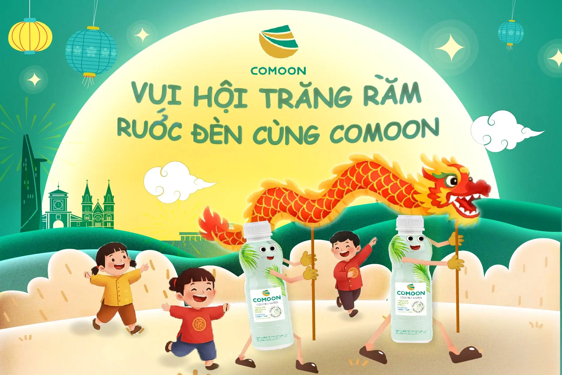 CELEBRATE THE FULL MOON FESTIVAL, LIGHT UP THE NIGHT WITH COMOON
