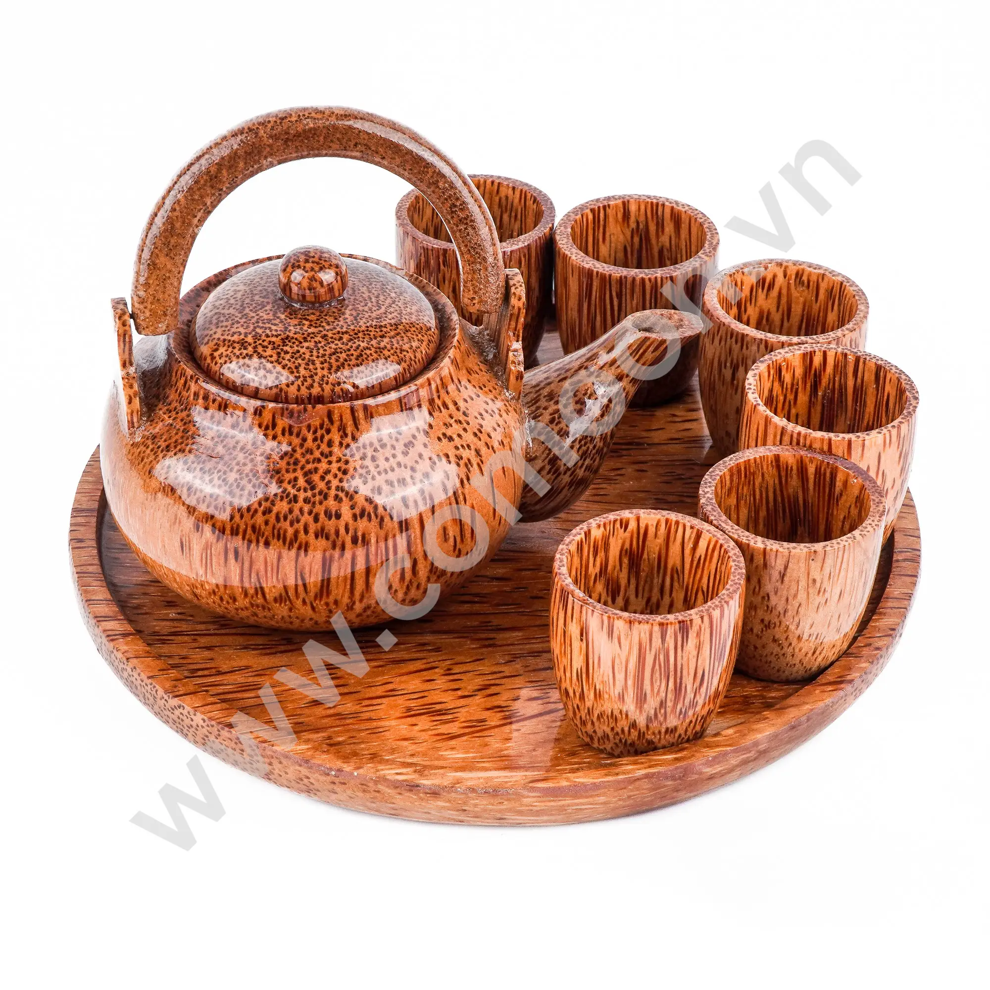 COCONUT TEA SET - 6 CUPS