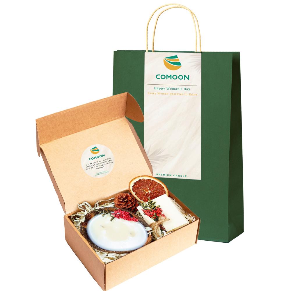 Nến thơm gáo dừa COMOON